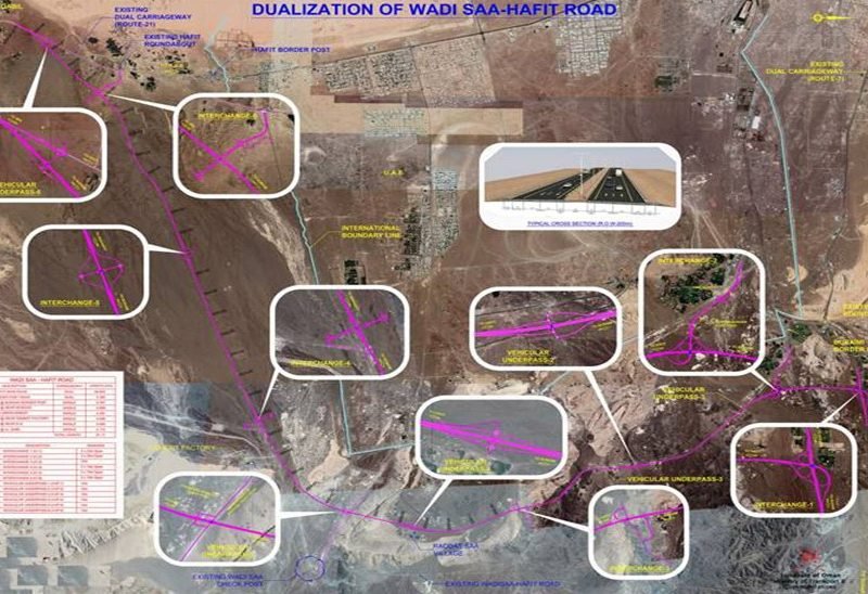 Dualization of Wadi Saa-Hafit Road